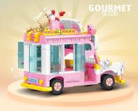 Juguete De Construcción De Bloques Para Niños Pequeño Carro De Comida De Calle Decoración Regalo Para Juego De Edificación - details 16