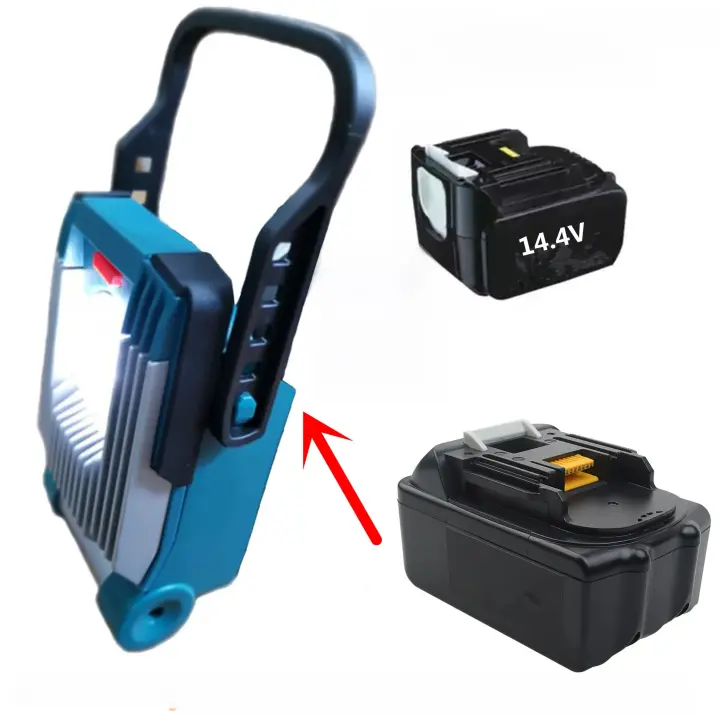Luz De Trabajo LED Para Batería Li-ion Makita BL1415BL1430 BL1815 BL1830 BL1860 14.4V/18V Iluminación Exterior Lámpara De Trabajo Camping - 1