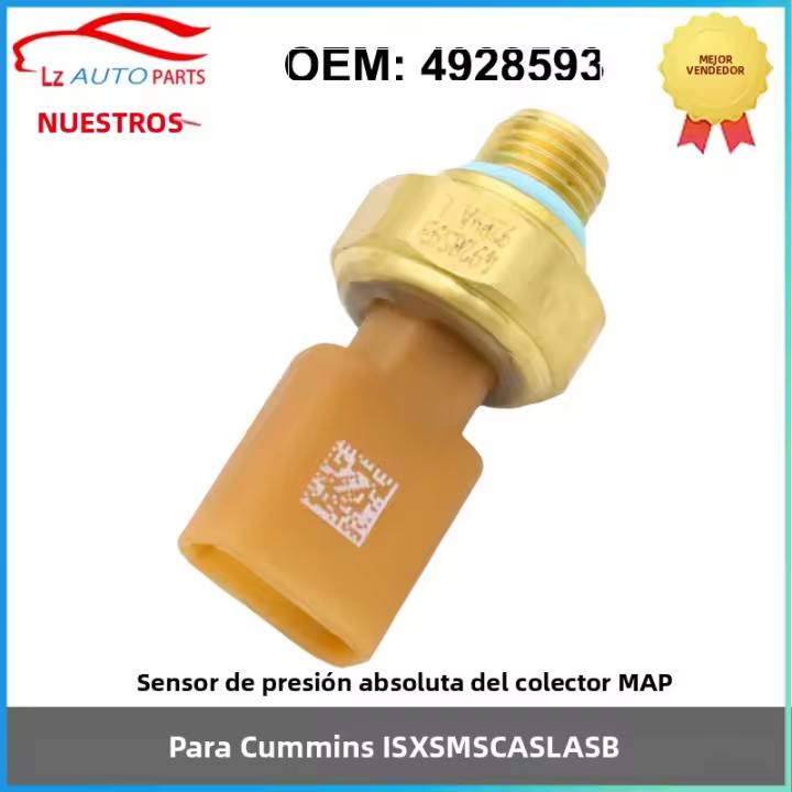 Sensor De Presión Absoluta Del Manifold MAP Para Cummins ISX ISM ISC ISL ISB 4928593 4921748 4087987 4903276 4903292 904-7107 - 1