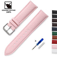 Correa De Reloj De Cuero Suave Con Patrón De Litchi Reemplazo De Pulsera 14mm 16mm 18mm 20mm 22mm Para Mujer Y Hombre - details 8
