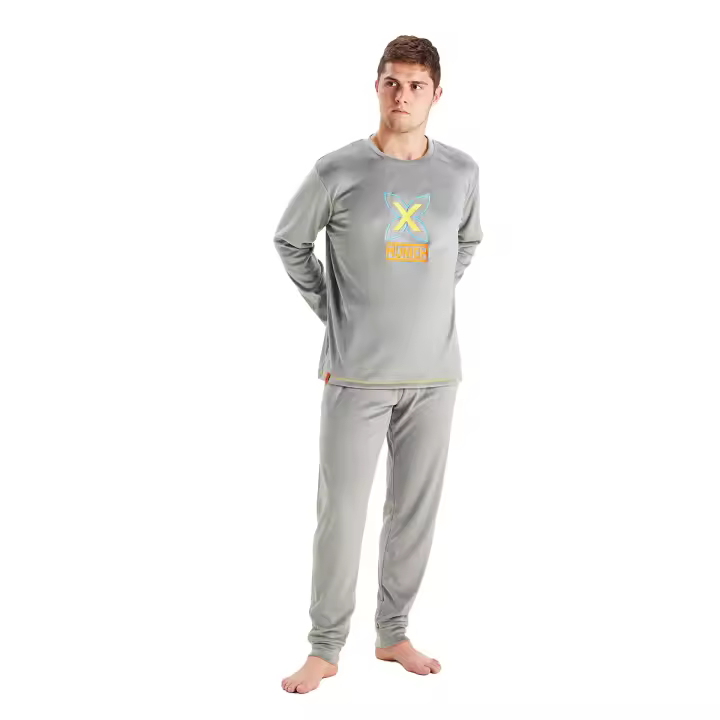 Munich-Pijama Terciopelo Manga Larga MU3 para Hombre - 1