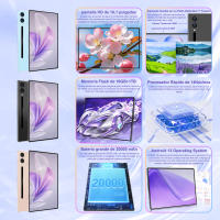 Nueva tableta S10 pro 5G Android 13.0 nueva tableta de 10,1 pulgadas 16GB Ram 1tb ROM tableta píxeles 5MP 13mp 14 Batería nuclear 20000 ma WiFi Bluetooth Network tableta de doble tarjeta - details 1