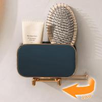 Soporte Ajustable Para Secador De Pelo De Metal Montado En La Pared Y Sin Manos Fácil De Instalar Gancho Para Secador Para Uso Conveniente - details 6