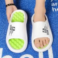 Nuevos Pantuflas De Masaje Para Hombre Material EVA Sensación Suave Para El Pie Sandalias Casuales De Playa Plataforma Bajo Suporte - details 15