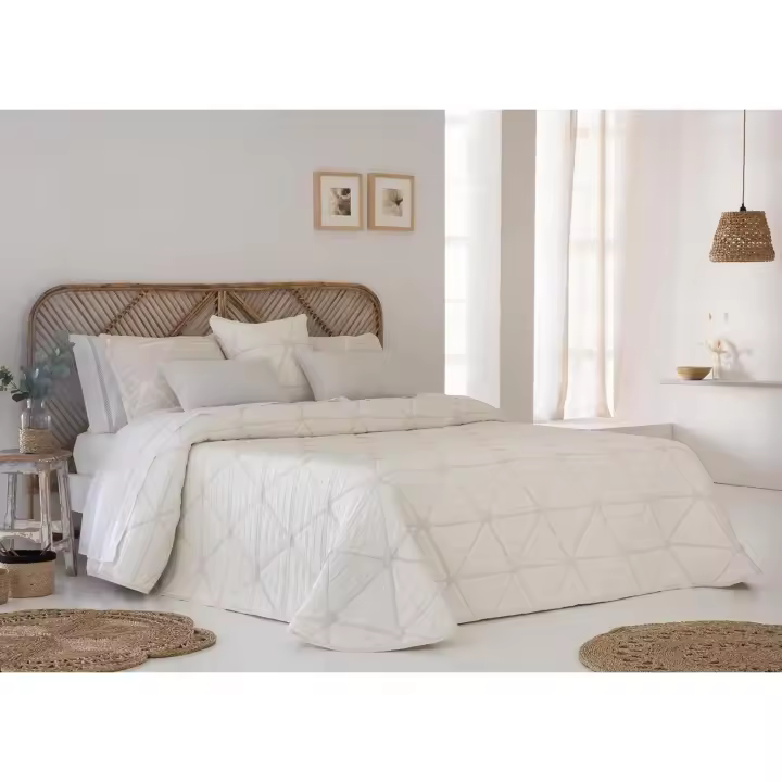 JVR - COLCHA TIPO 10 modelo GEOX - Tejido Jacquard Pique - Fabricado en España - Cama 90/105/135/150/160/180 - 1