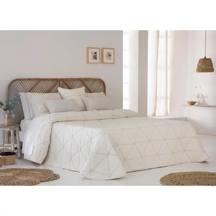 JVR - COLCHA TIPO 10 modelo GEOX - Tejido Jacquard Pique - Fabricado en España - Cama 90/105/135/150/160/180 - 1