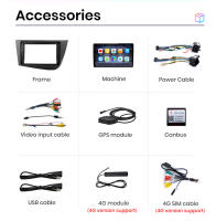 AWESAFE inalámbrico CarPlay Android Auto Radio para Seat Leon 5f 2 2005 2006 2007 2008 2009 2010 2011 2012 coche reproductor multimedia GPS 2 din autoradio volante controles RDS Bluetooth - details 23