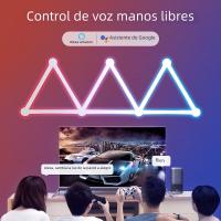 Lámpara De Pared Inteligente WIFI LED RGBIC Barra De Luz DIY Decoración De Ambiente Para Dormitorio Y Sala De Juegos Iluminación Nocturna Con Música Y TV - details 2