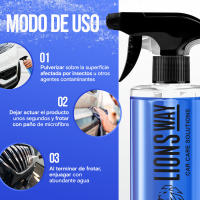 Eliminador de Insectos para Coches y Motos LIONSWAY - Limpieza Potente y Segura para Tu Vehículo - details 3