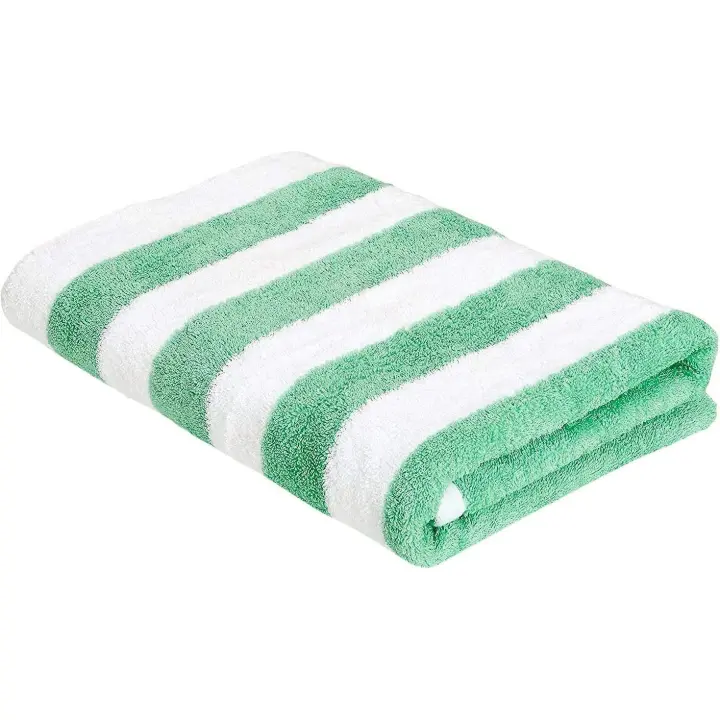 Beach Towel  Stripe, Seafoam Green, Pack Of 1 70*140cm - 1