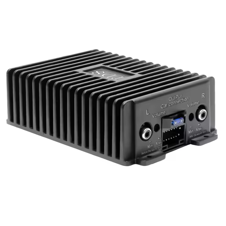 Amplificador DSP Para Coche Hi-Fi Booster De Audio Con Procesamiento Digital Para Altavoz Y Subwoofer Potencia Radio Estéreo Android Negro - 1