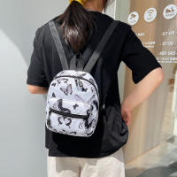 Mochila Pequeña Para Mujer Con Diseño De Leopardo Divertido Estilo Preppy Bolsa Escolar Para Adolescentes Viajes Diarios - details 3