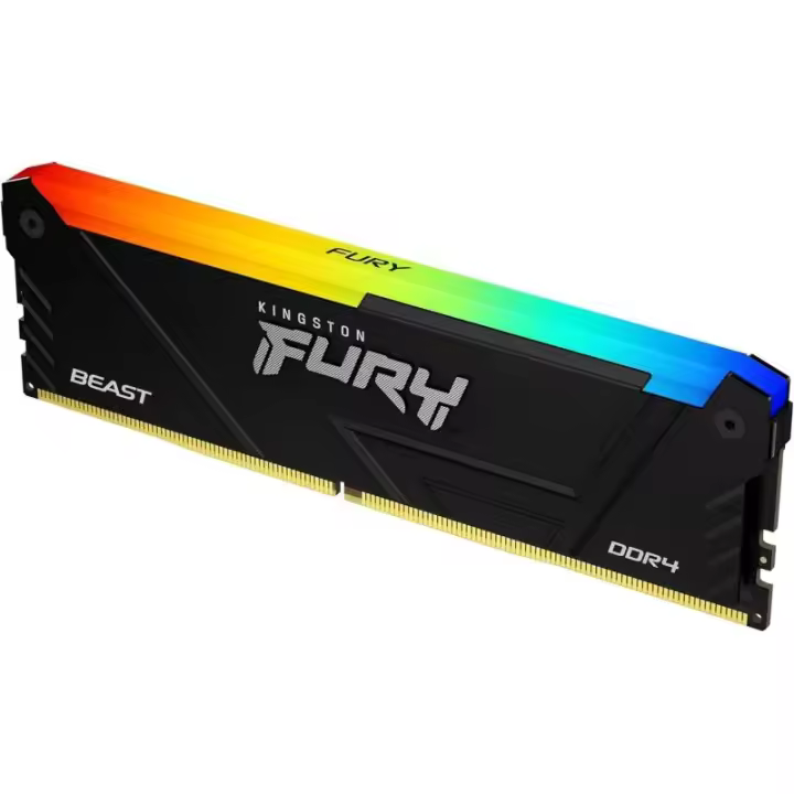 Kingston fury beast rgb memoria ram ddr4 1600 mhz 8gb cl16 - 1