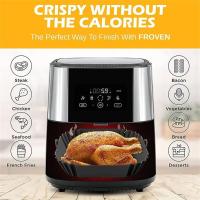 Placa De Hornear De Silicona Para Air Fryer Con Manija Reutilizable Cuadrada Herramienta De Cocina Resistente a Químicos - details 3