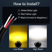 2 PCS Faros LED Super Brillantes Para Motocicleta Con Interruptor Lente De Proyector Explorador LED Auxiliar Para Nebulosa - details 4