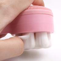 Cepillo De Limpieza Facial Doble Cara De Silicona Suave Cepillo Para Rostro Electrónico No Necesario Tamaño Facil - details 4