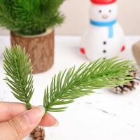Guirnalda De Pino Artificial Para Decoración Navideña Ramas De Pino Plásticas Para Bodas Y Decoración Del Hogar Paquetes De 100/50/10 Piezas - details 2