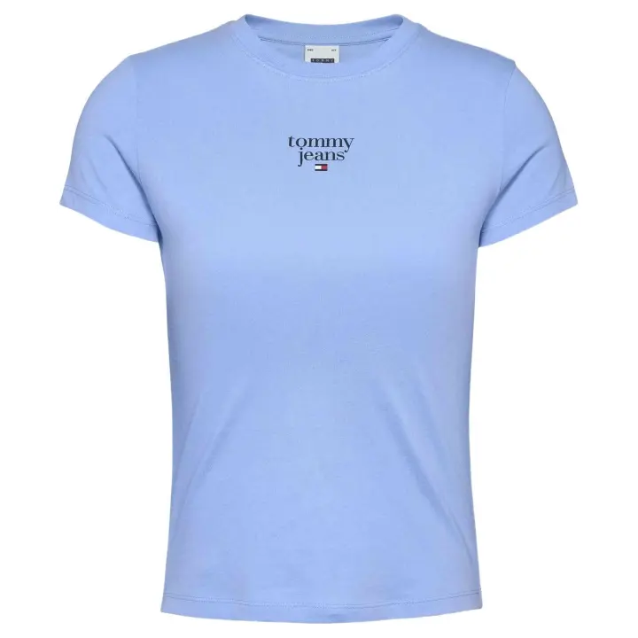 Camiseta Tommy Jeans Tjw Slim Essential Logo 1 Tee Ext - 1