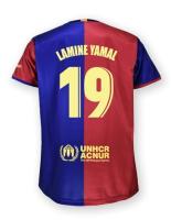 FC Barcelona Primera Equipación Niños Temporada 24/25 - Réplica con Licencia Oficial - Camisa, pantalón, Unisex niños, Lamine Yamal - details 1