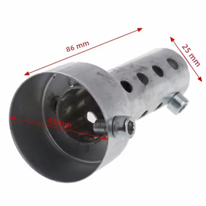 Silenciador Ajustable Para Motocicleta 42mm/45mm/48mm Eliminador De Ruido Y Sonido DB Killer Silencer Exhaust Muffler Universal - 1