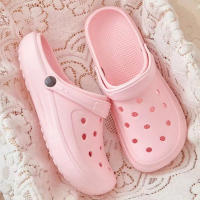 Sandalias De Verano Para Mujer Estilo Coreano Color Sólido Diseño Sencillo Antideslizantes Con Tacón Plano Y Suela Gruesa Transpirables Abiertas Al Tobillo - details 2