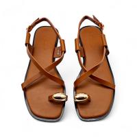 Calzados soraia, Sandalias Planas de Mujer con anillo dorado y Detalles Metálicos, Estilo Minimalista con Tira Dedo, Diseño Elegante para Verano, Perfectas para Playa, Paseos o Eventos Casuales ✅ Entrega 24/72h a España (península) Playa Metal Playa Playa - details 14