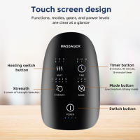 Masajeador Eléctrico Para Mano 3 Modos Airbag Compresión De Aire Vibración Masaje Para Alivio De La Fatiga De Los Dedos Y Palma - details 6