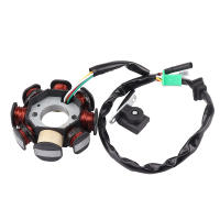 Bobina De Ignición Para Motocicleta Magneto De 8 Bobinas Para GY6 125cc 150cc 152QMI 157QMJ Scooter Móvil ATV Kart Quad Enginio Metal 12V - details 4