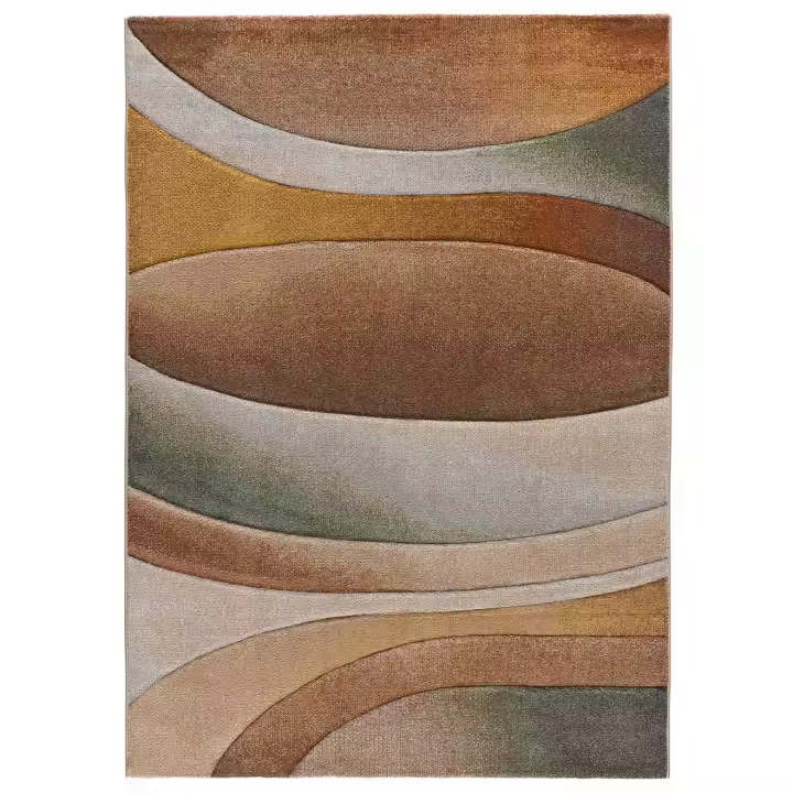 ATTICGO Alfombra de Interior Estilo Abstractas en Multicolor - SORA 40324 | 80X150, 140X200, 160X230 cm - 1