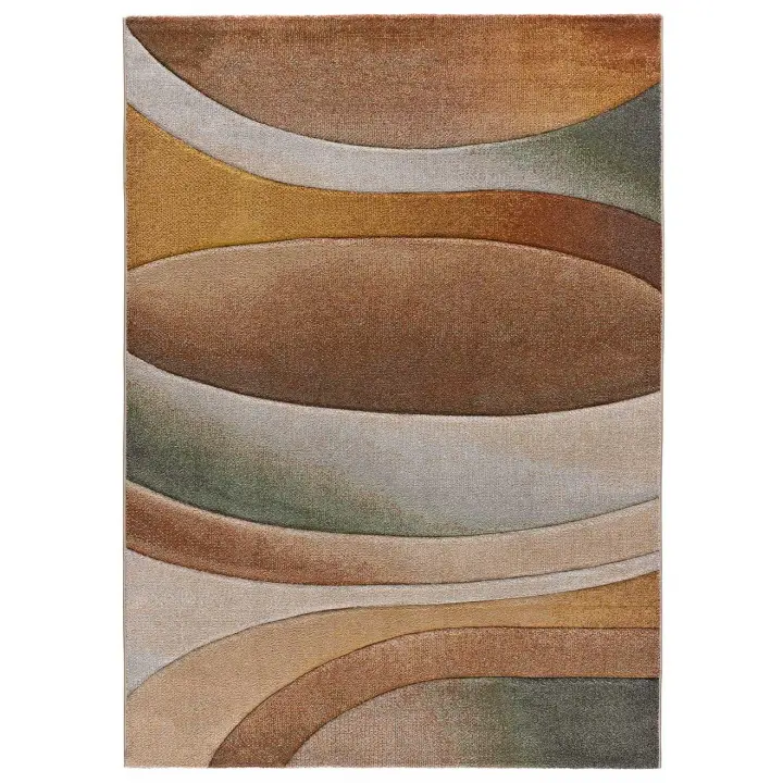 ATTICGO Alfombra de Interior Estilo Abstractas en Multicolor - SORA 40324 | 80X150, 140X200, 160X230 cm - 1