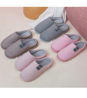 Nuevos Pantuflas De Algodón Para Hombre Invierno Calor Familiar Pantuflas Suaves No Especiales Para Interior Antideslizantes Moda Casual Zapatos Para Adulto - details 8