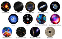 Proyector De Planetario Luz Nocturna Estelar Galaxia Rotación 360 Grados Proyección De Galaxia Para Dormitorio - details 1