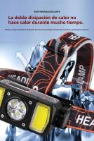 Lámpara De Cara COB LED Potente Con Sensor Luz De Trabajo Recargable Tipo-C Impermeable Para Camping Pesca Y Búsqueda - details 8