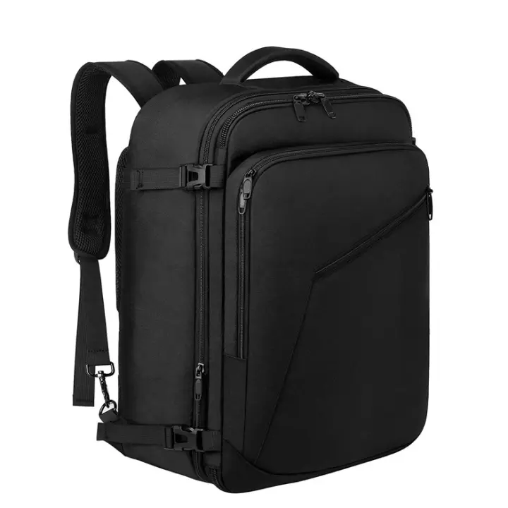 Mochila Viaje Cabina Avion 40x20x30, Mochilas Viaje Mujer y Hombre, 30L Mochila Cabina Maletas de Viaje Cabina, Mochila de Viaje Cabina Trabajo Viajar y la Vida pare Vueling, EasyJet, Negro - 1