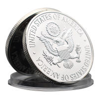 Moneda Commemorativa De Plata Para Kamala Harris Primera Vicepresidenta Y Mujer Medalla Coleccionable Regalo Con Diseño De Desafío Tamaño 40mm*3mm - details 1
