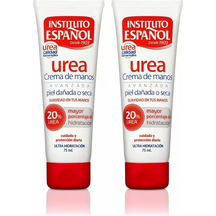 Instituto español Crema de Urea 75 ml ultra hidratante para piel seca y agrietada  PACK  2 x 75 ml - 1