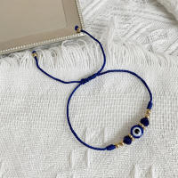Pulsera Turca Con Ojo Maléfico Para Hombres Y Mujeres Hecha a Mano Con Hilo Tejido Y Cuentas De Cristal Para Parejas Joyería De Moda - details 15