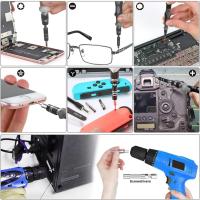 Juego de Destornilladores Precisión Magnético, Set Herramientas Precision Reparación Para iPhones, Switch, PS4, PS5, Xbox, PC, Mac, Laptop, Gafas, Relojes, Cámara, Teléfono Móvil, 120 en 1 Negro - details 2