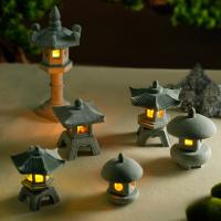 Mini Lámpara De Pagoda De Jardín Estatua Micro Paisaje Acuario Zen Jardín Bonsái Decoración Exterior Para Hogar Y Jardín - details 4