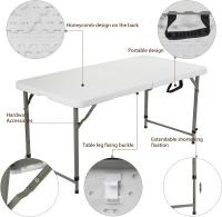 MESA PLEGABLE 122x61 y ALTURA REGULABLE a 49cm, 61cm y 74cm - details 0
