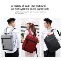 Mochila De Negocios Para Laptop Grande Capacidad Multifuncional Con USB Impermeable Para Hombres Bolsa De Hombro Casual Con Funda Trasera - details 4