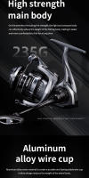 ROOBLINOS ME One Way Clutch System Caña De Pescar Spinning Reel Con 2+1 Rodamientos Súper Suaves Y Resistentes 5.2:1 Ratio De Engranajes - details 1
