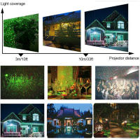 Proyector De Láser LED Inteligente Con Sensor De Movimiento Y Luz Solar Para Exterior Decoración De Jardín Rotativo 360° Impermeable IP65 - details 6