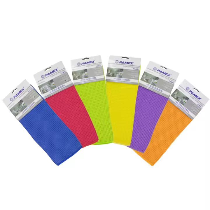 PAMEX Paños de Microfibra Premium Cristales30 X 40 Panal - 1