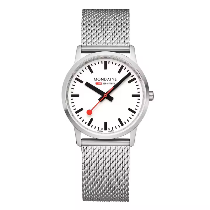 Mondaine Reloj Simply Elegant 36 Mm Plateado Hombre - 1