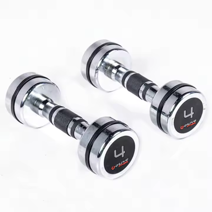 Mancuernas Cromadas O'Live Fitness, 4 Kg - 1