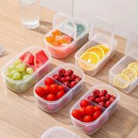 Caja De Almacenamiento De Queso Butter Block En Frigorífico Caja De Almacenamiento De Alimentos Con Doble Abertura Para Frutas Verduras Y Comida En El Armario De La Cocina - details 5