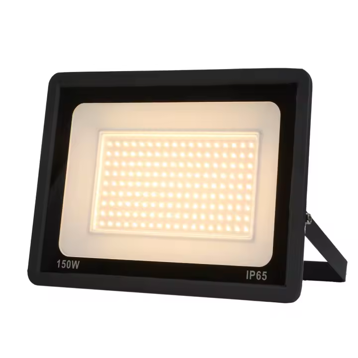 ALPINALUZ Foco Proyector LED Exterior 150W, IP65, Ángulo 120°, Soporte Ajustable, Carcasa de Aluminio para Garajes - 1