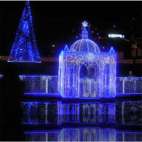Luces De Enredado Navidad LED 4mx6M 1.5MX1.5M 2x3M Decoración De Fiesta De Navidad Para Jardín Y Boda Tejado De Luz De Año Nuevo - details 1