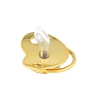 Chupete De Silicona Sin BPA Con Alfabeto Y Diamantes Dorados Incluye Cadena Y Cubierta Antipolvo Regalo Para Bebés Mayores De 6 Meses - details 3